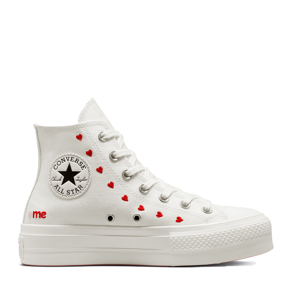 Converse looking shoes with heart online