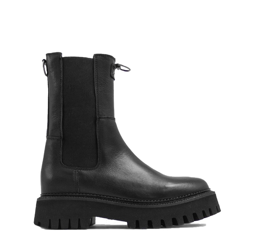 BRONX GROOVY CHELSEA BLACK BOOTS