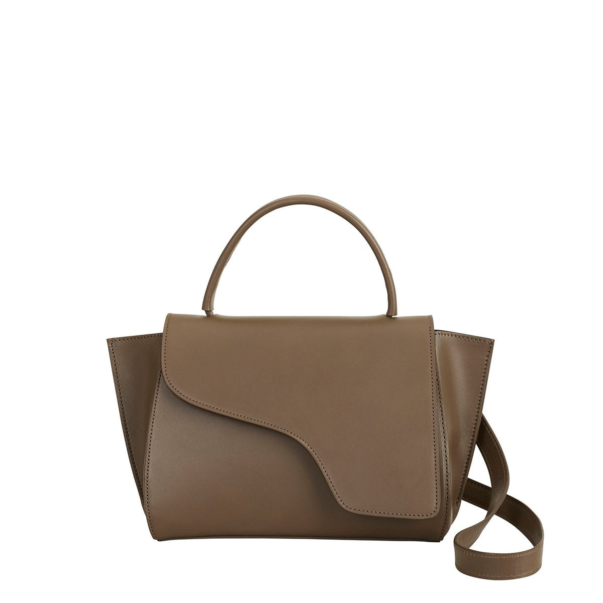 ATP ATELIER AREZZO KHAKI BROWN HANDBAG