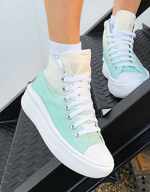 Converse verde shops acqua