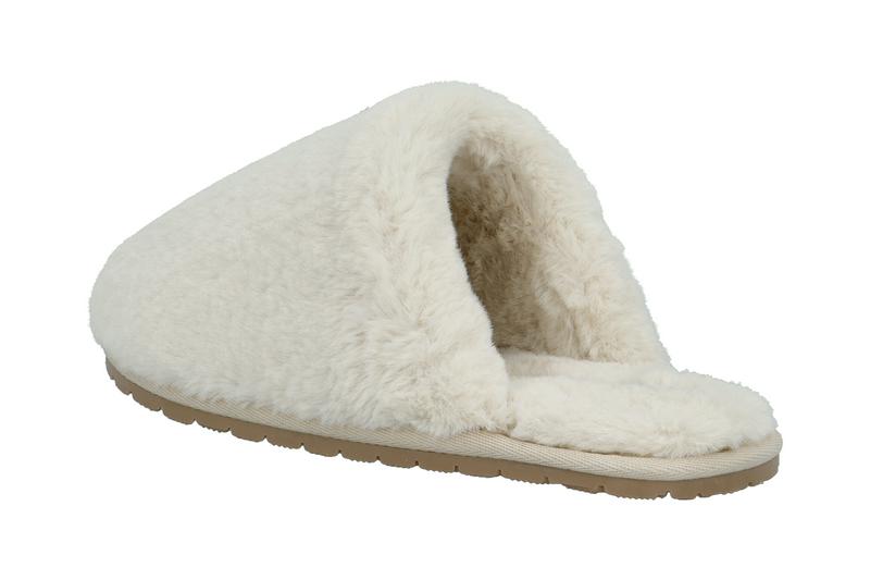 Bianco BIAGLORIA Slipper Fur Slides Creme