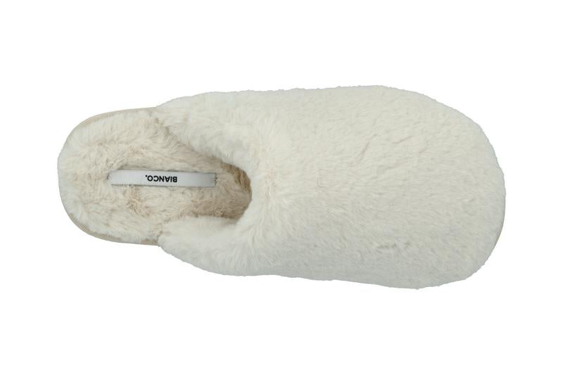 Bianco BIAGLORIA Slipper Fur Slides Creme