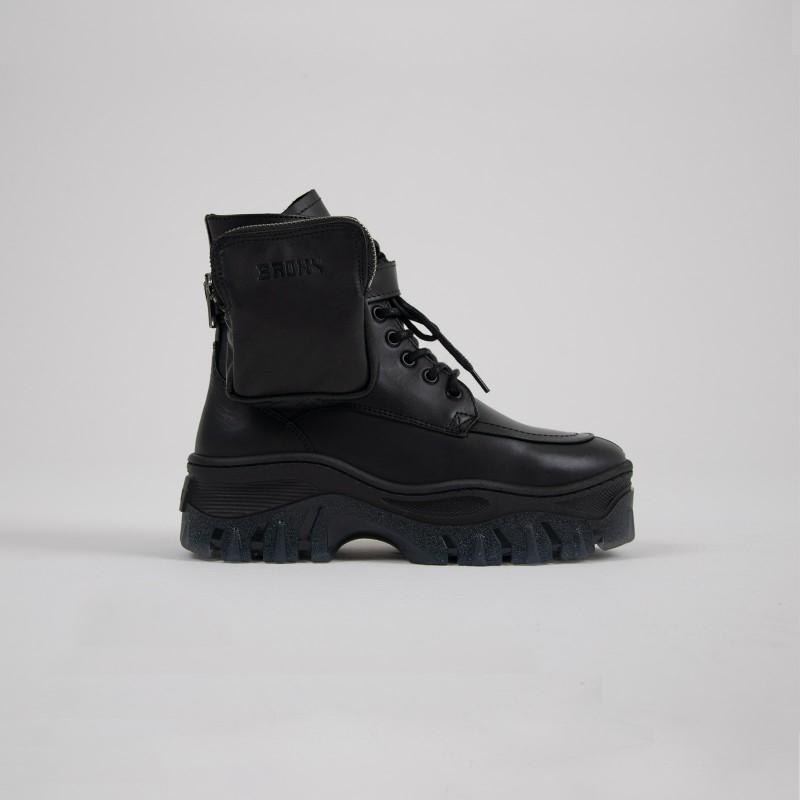 BRONX JAXSTAR HIKING MID CUT BLACK SNEAKERS