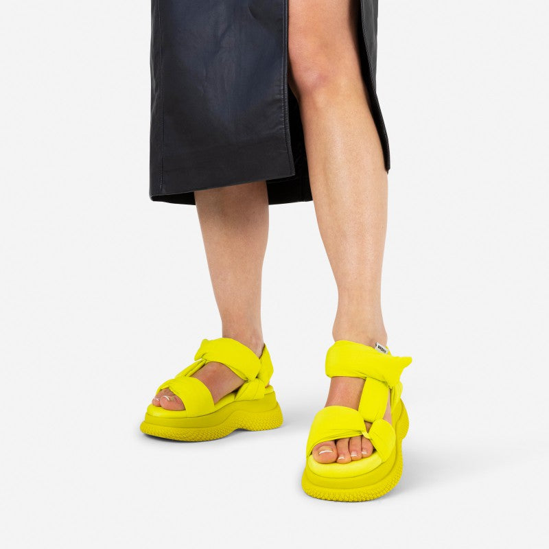 Brute Yellow Chunky Sandals 84954-P-57 - 6