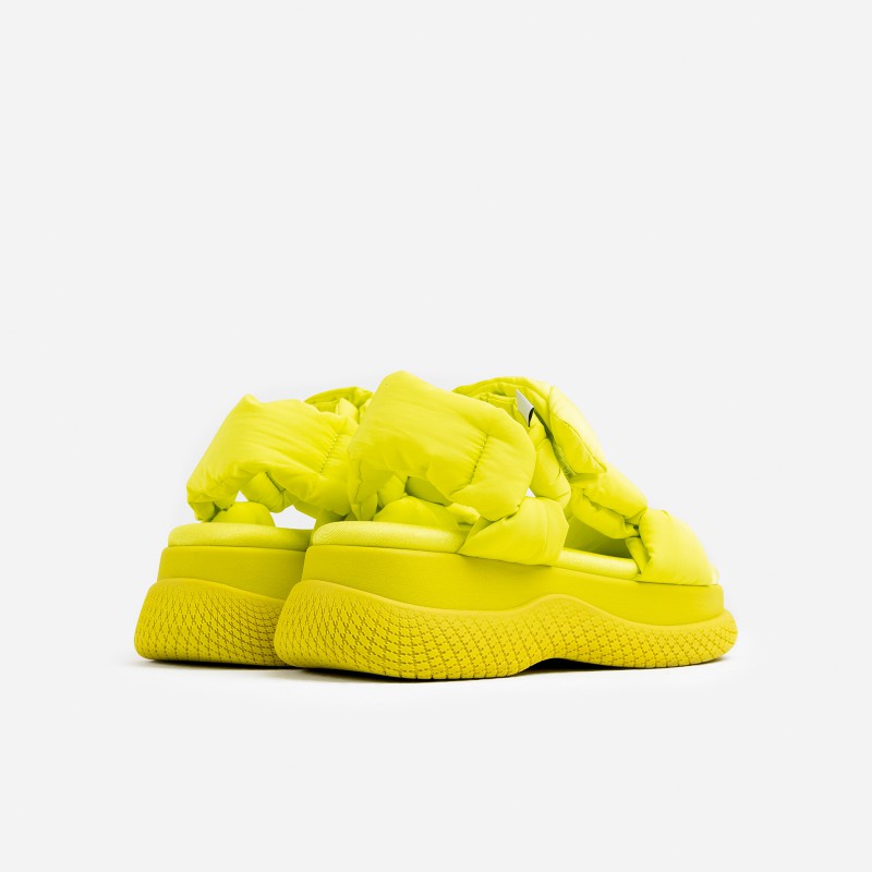 Brute Yellow Chunky Sandals 84954-P-57 - 3