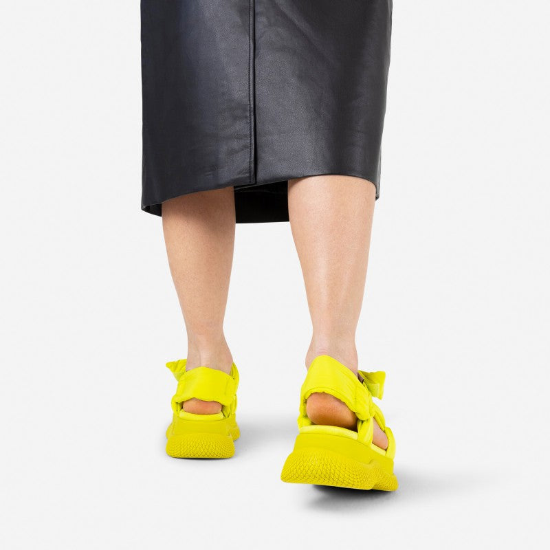 Brute Yellow Chunky Sandals 84954-P-57 - 7