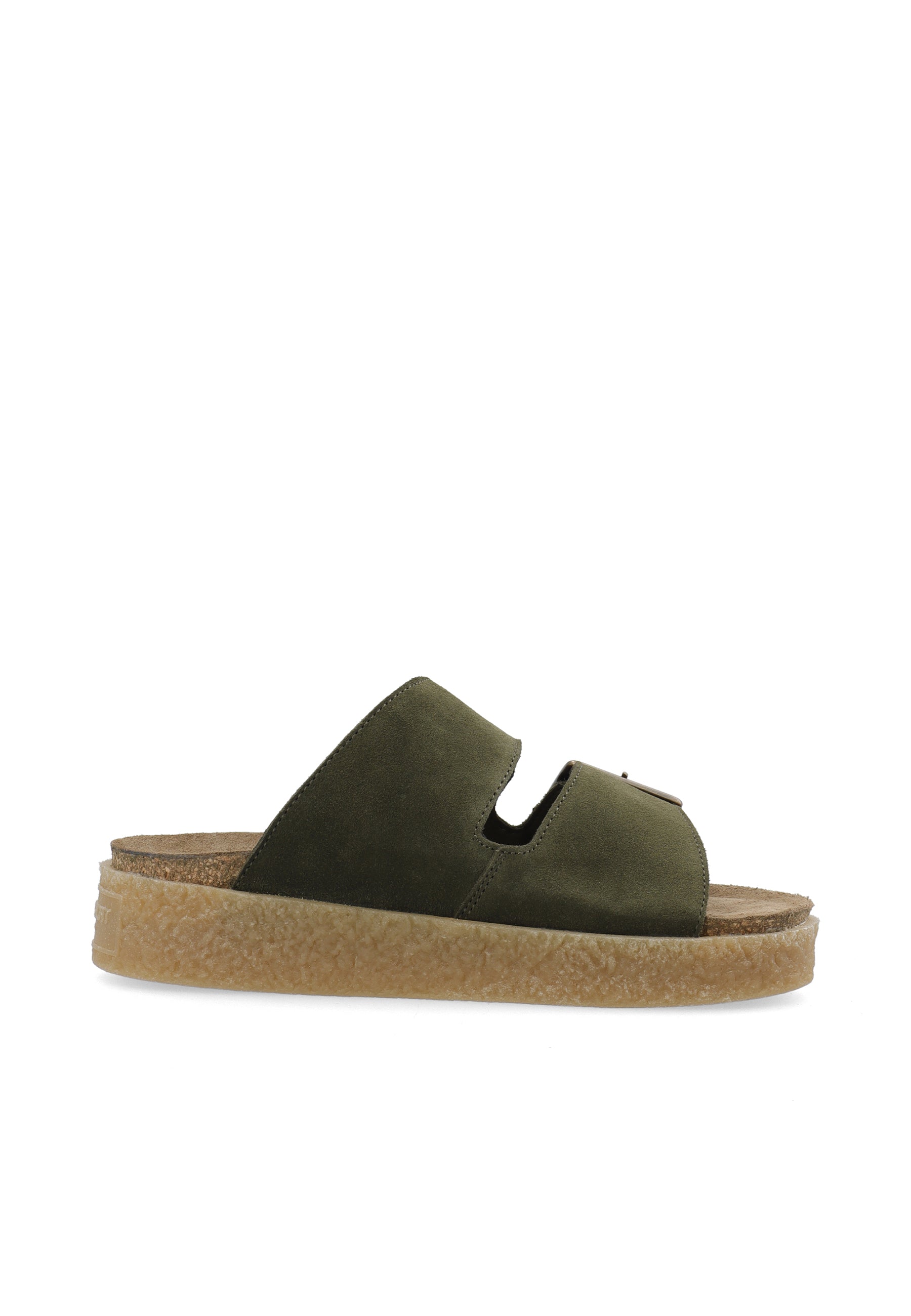 CASHOTT CASDAGMAR Slide Suede Slides Olive