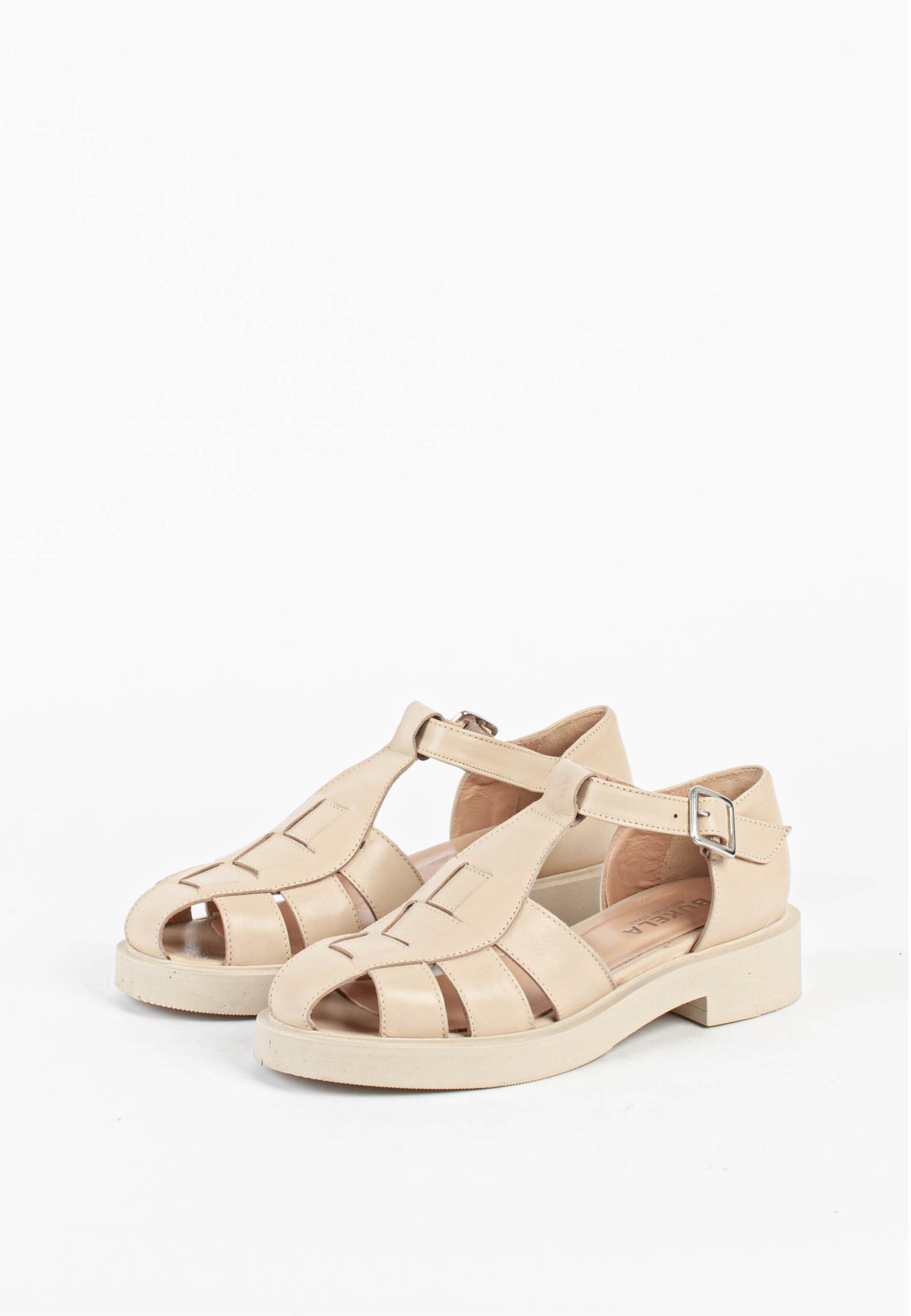 Clara Latte Leather Sandals CLARA-LATTE - 5