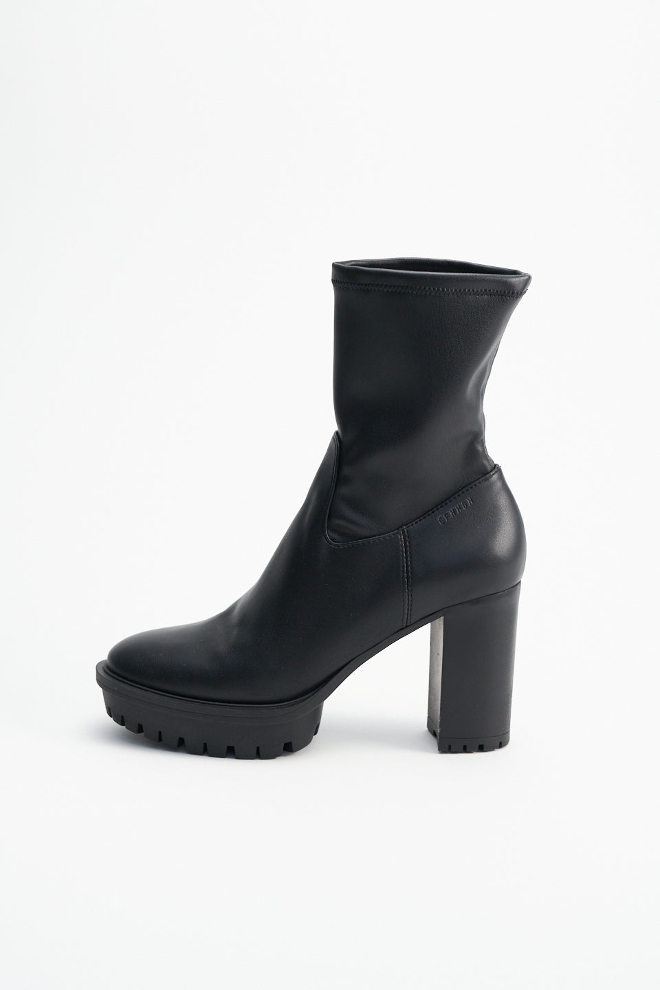 Vegan Vitello Black Stretch Ankle Boots CPH825 - 6