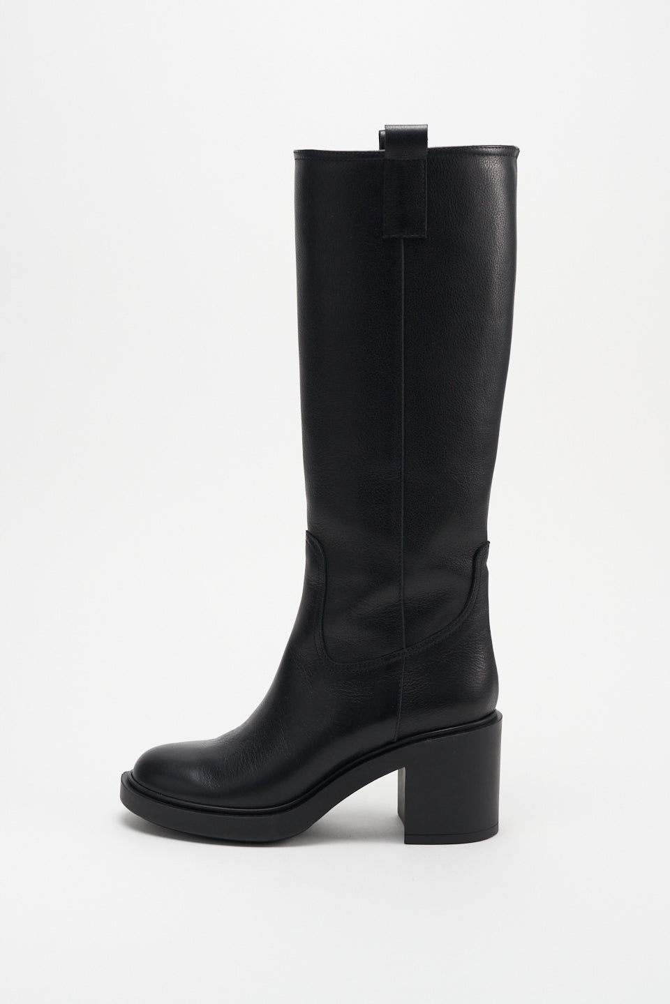 Vitello Black High Boots CPH827 - 5