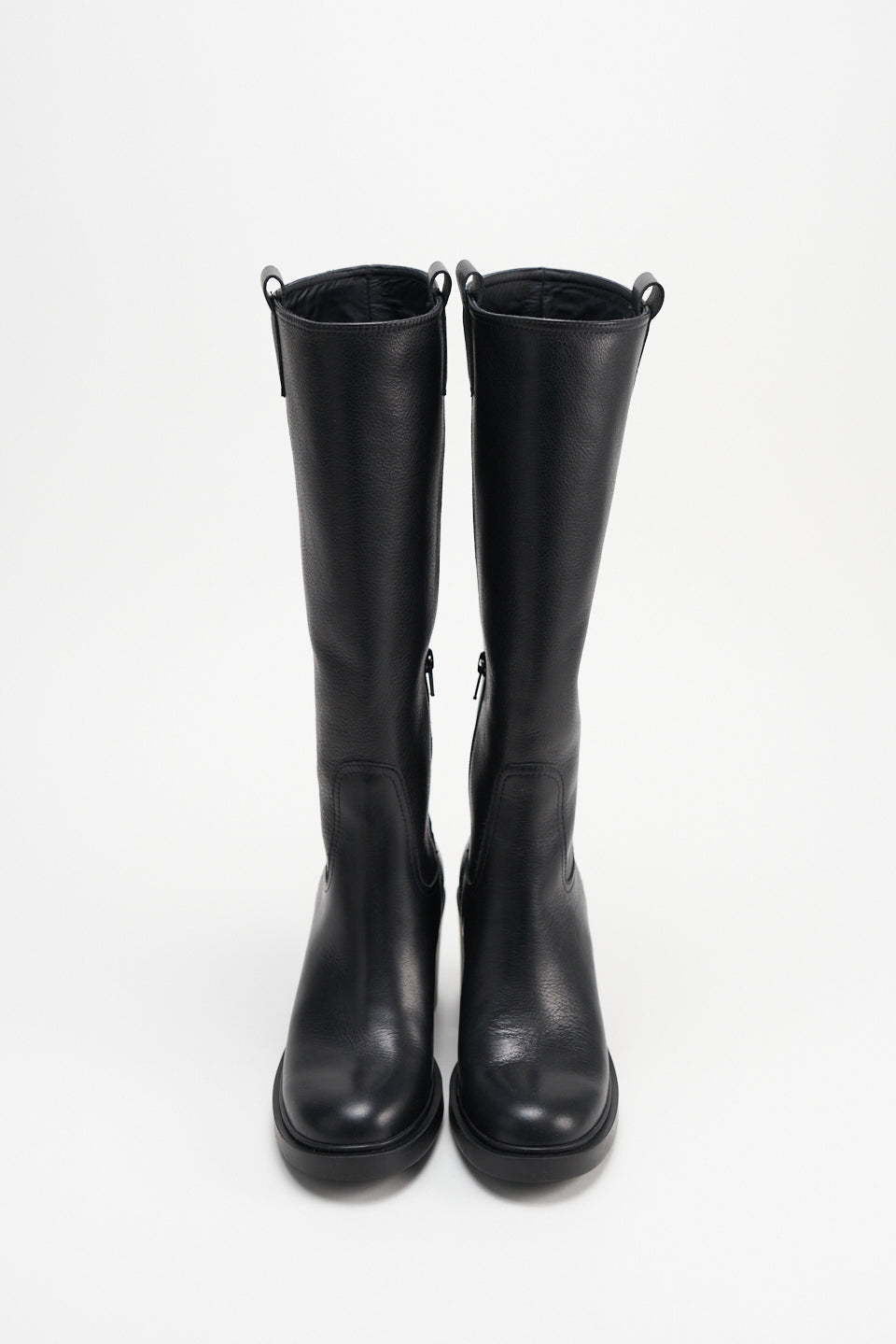 Vitello Black High Boots CPH827 - 6