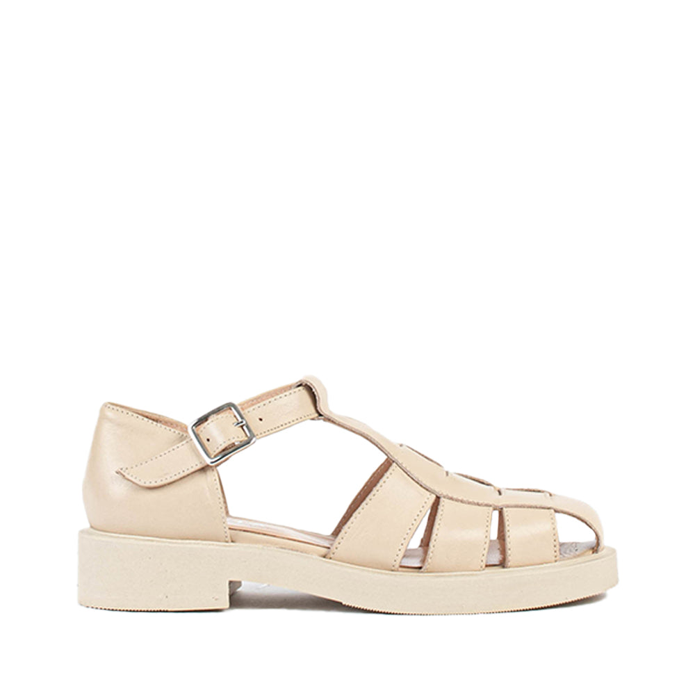 Clara Latte Leather Sandals CLARA-LATTE - 1