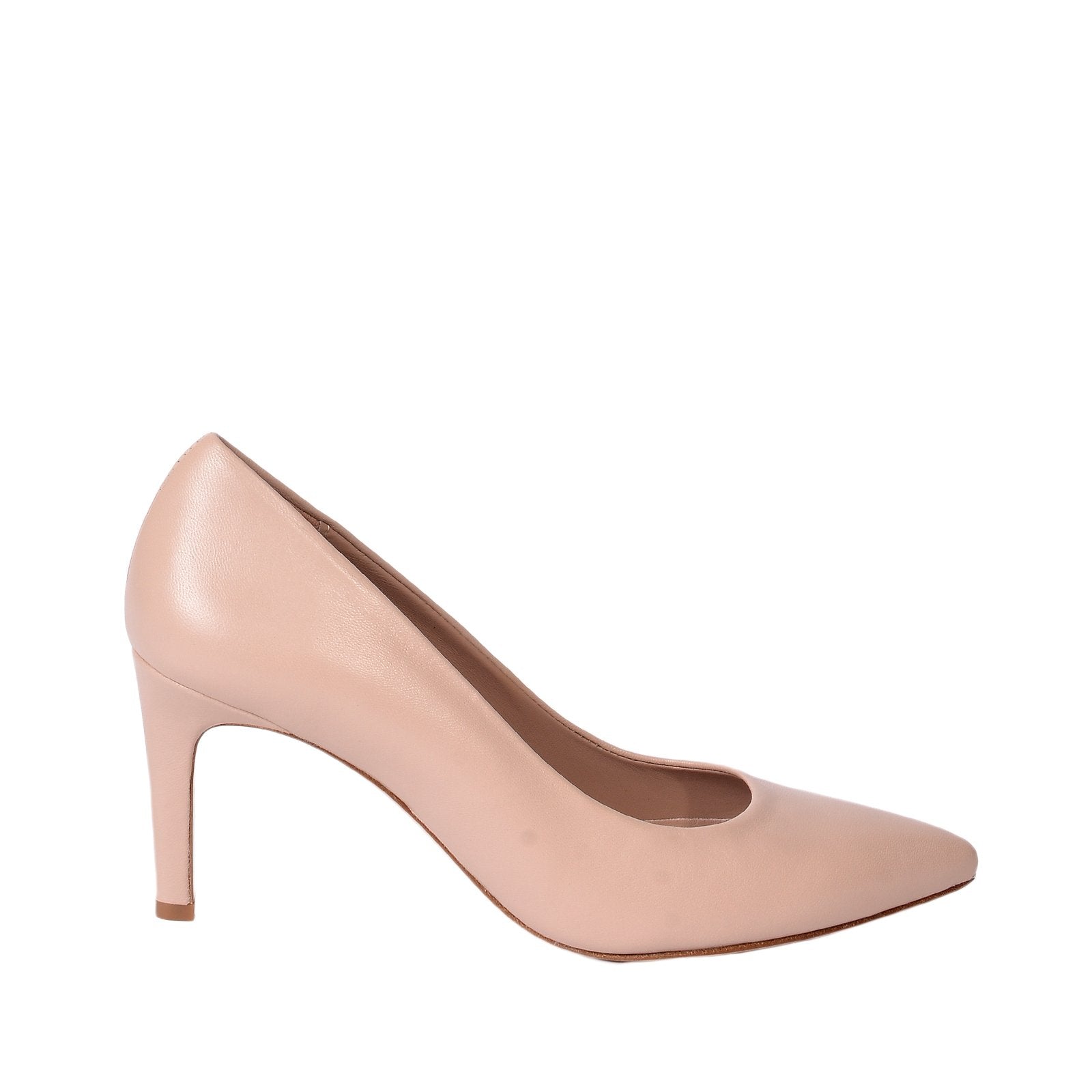 MADE 94 ROSA NUDE LEATHER PUMPS