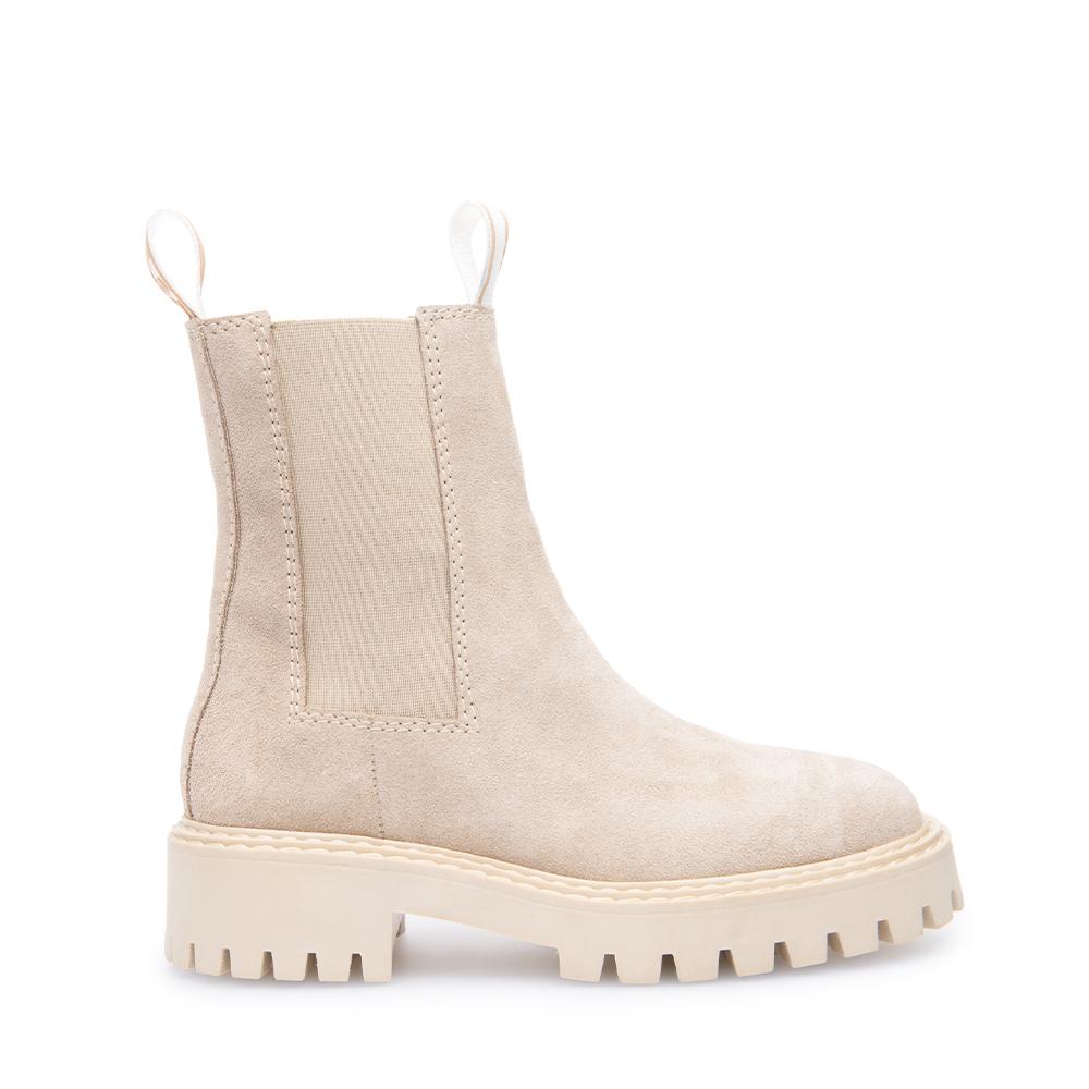 LÄST Daze Taupe Suede Chelsea Boots