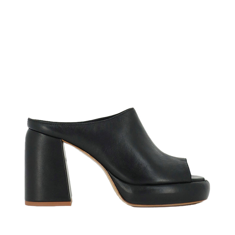 Fabio Rusconi Doria Black Platform Mules