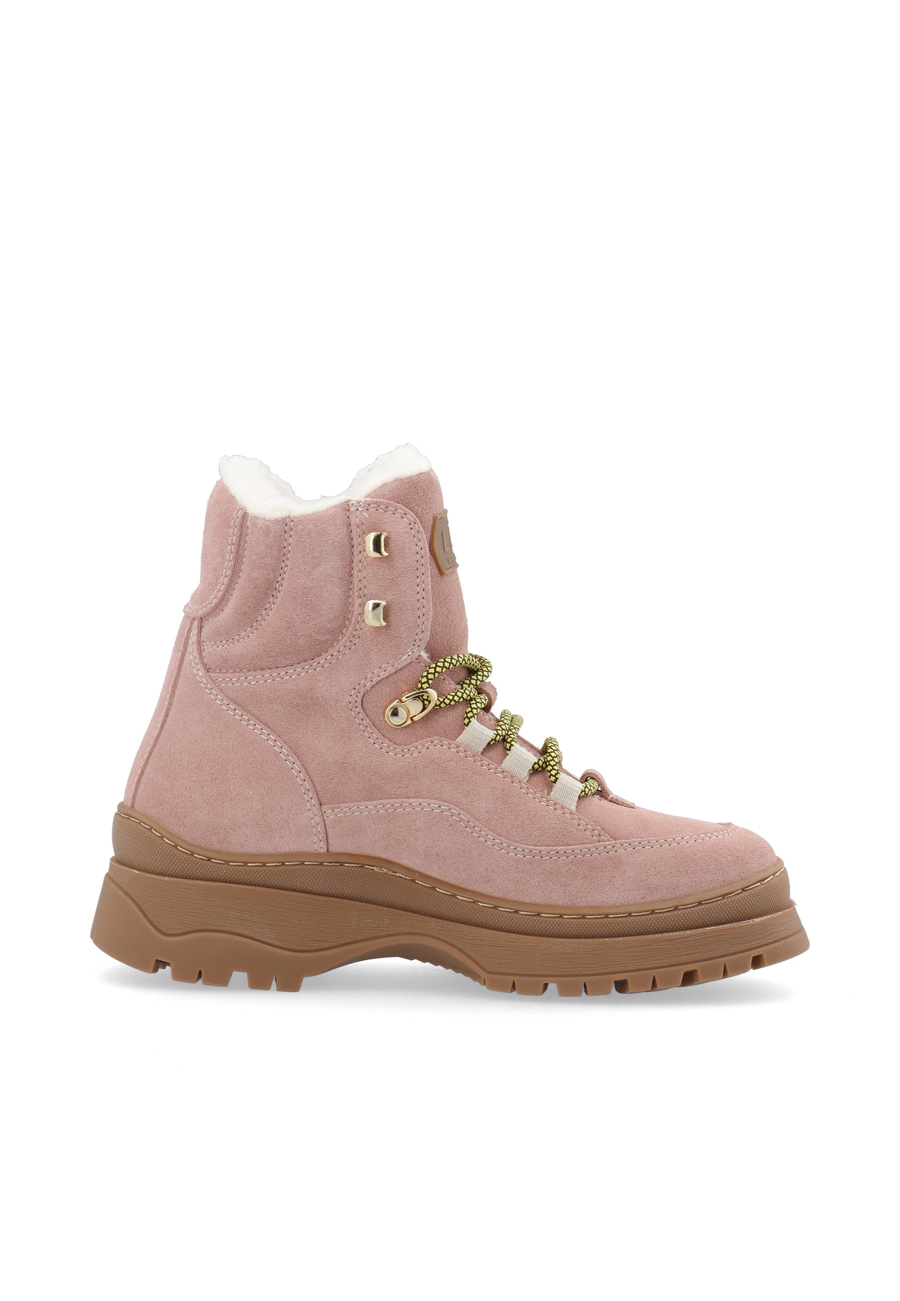 LÄST Downhill Lace-Up Boot Ankle Boots Pale Pink