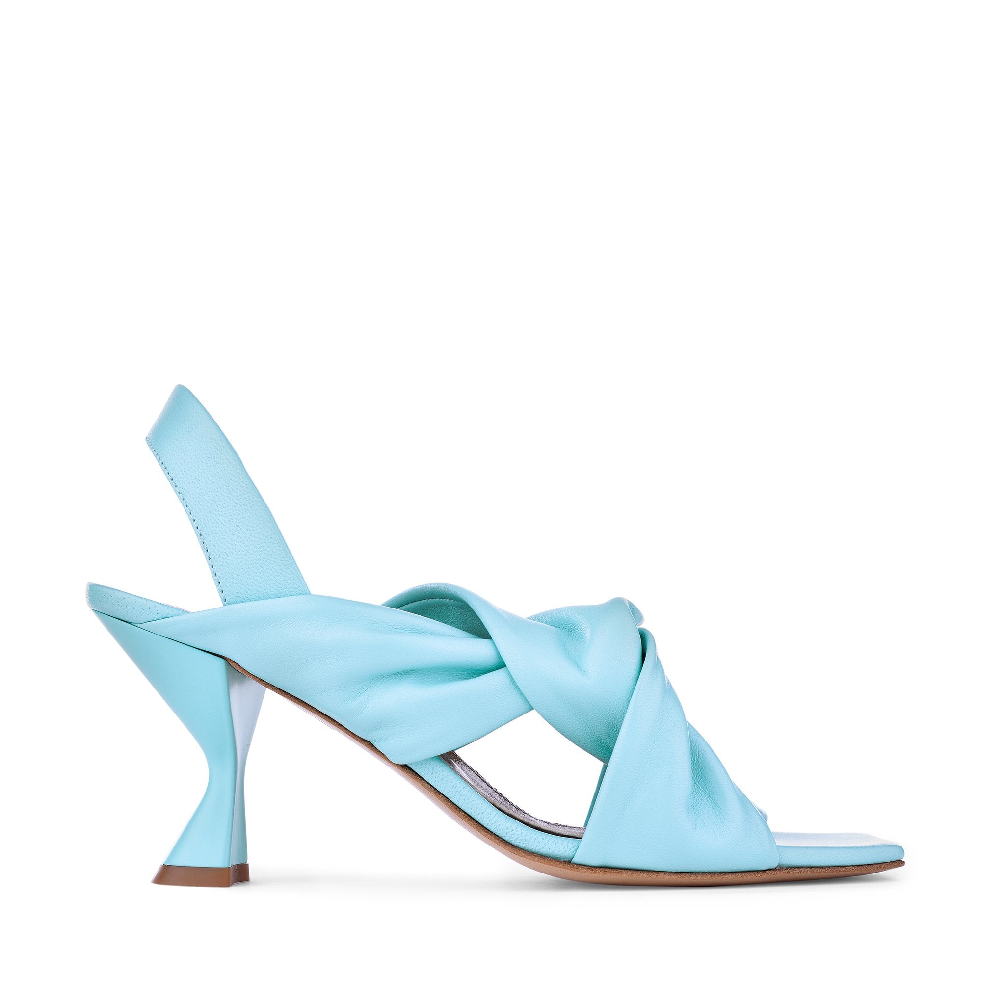 Asami Sky Blue Soft Nappa Sandals 9107-03 - 1