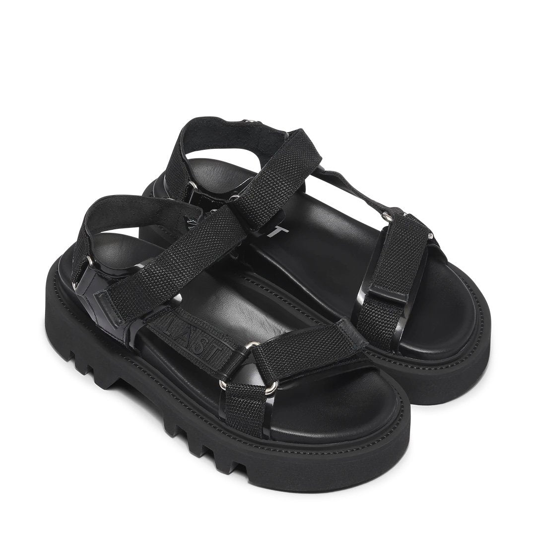 Candy Black Chunky Sandals