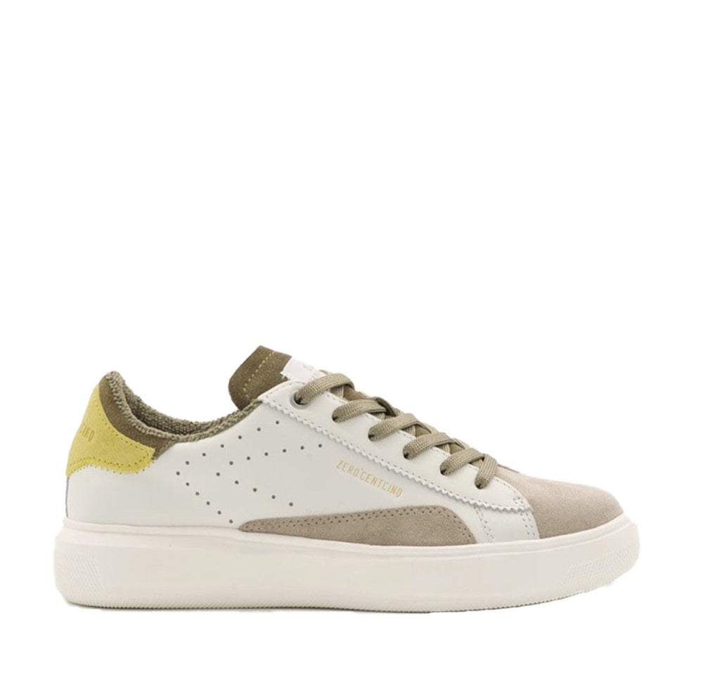 0-105 ZEROCENTCINQ SC03 LUNA DBL KHAKI CHUNKY SNEAKERS