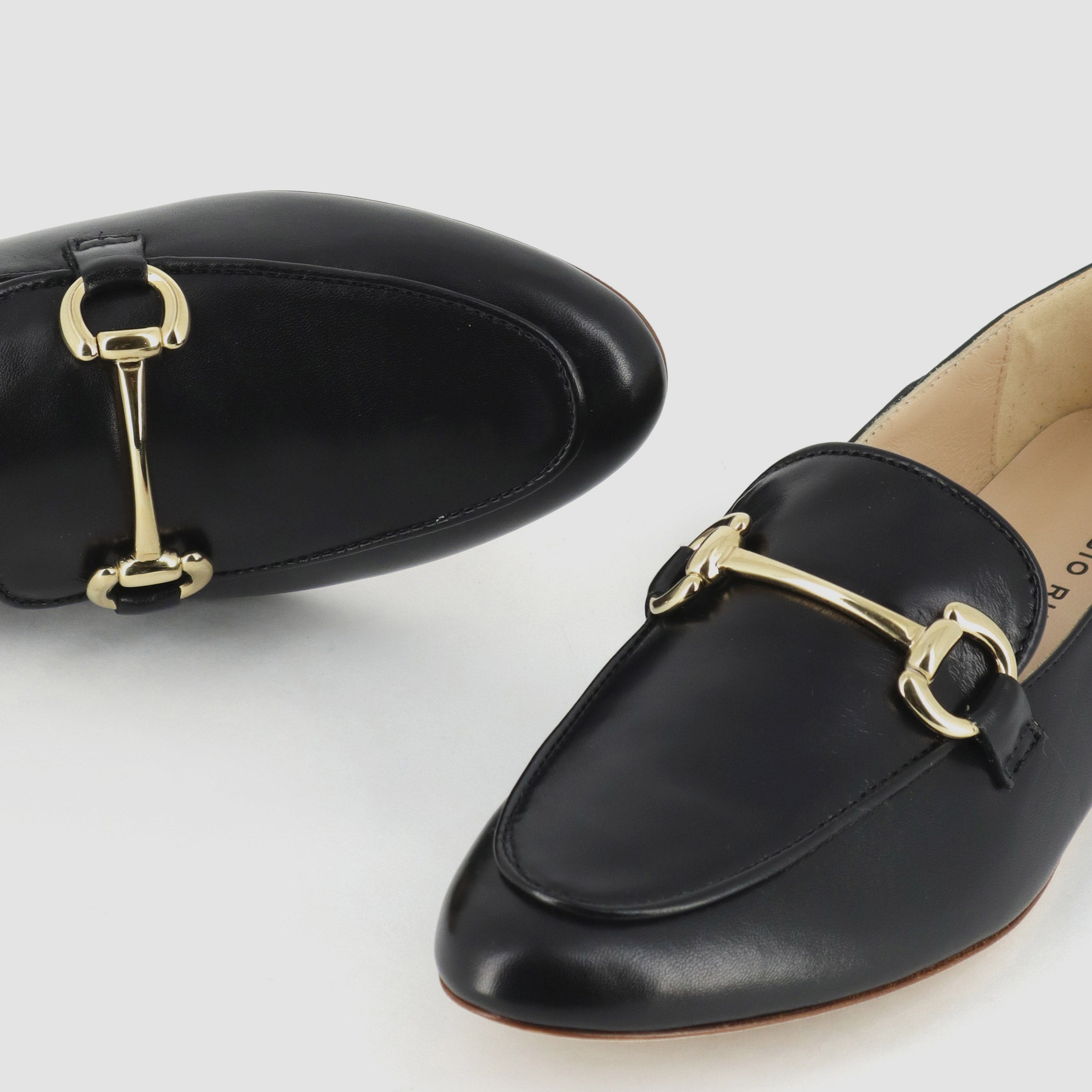 Asos design moment leather loafers online