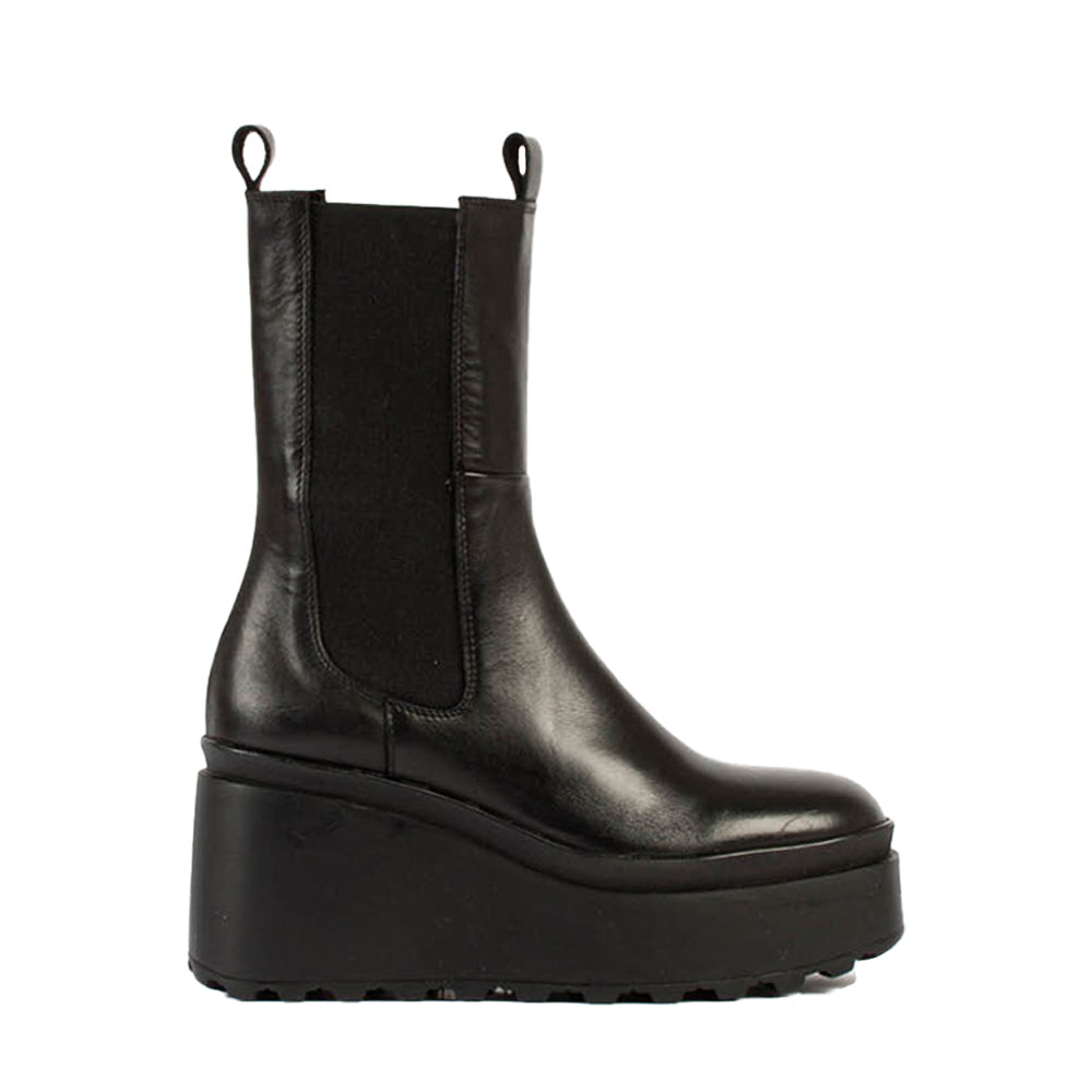 Kajsa Black Platform Chelsea Boots KAJSA-BLK - 1