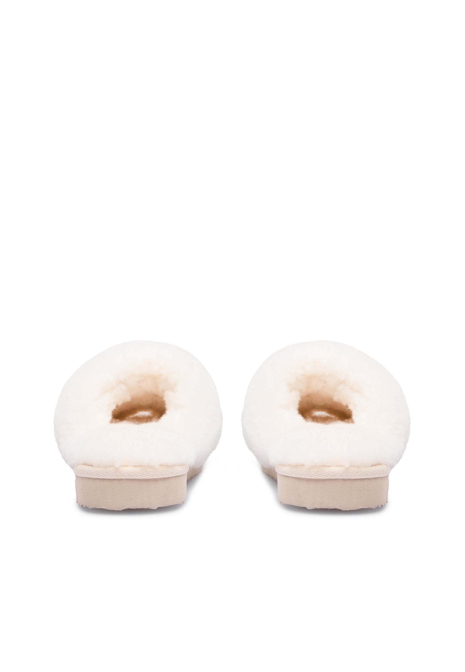 LÄST Miriam Slipper - Fur - Off White Slides Off White