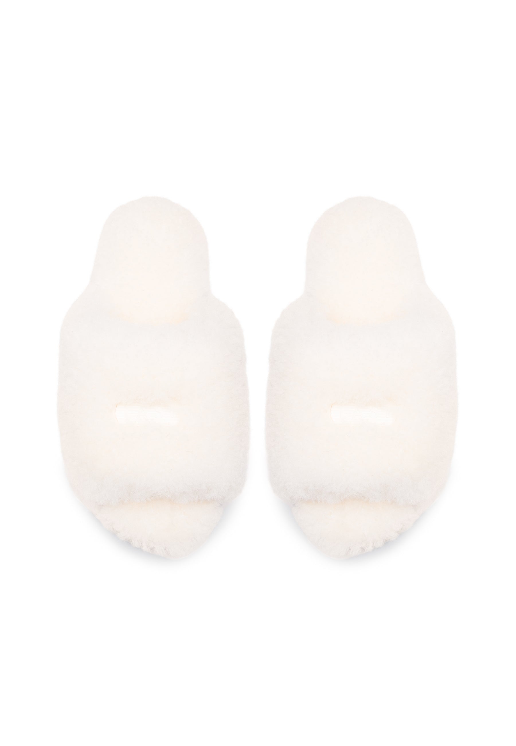 LÄST Miriam Slipper - Fur - Off White Slides Off White