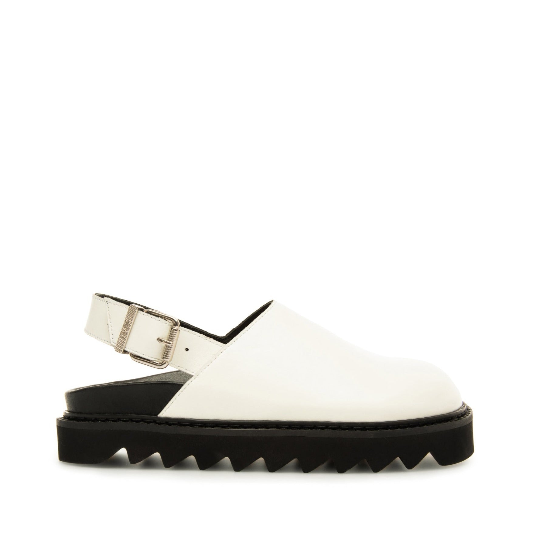 LÄST Saffran - Leather - Off White Slides Off White