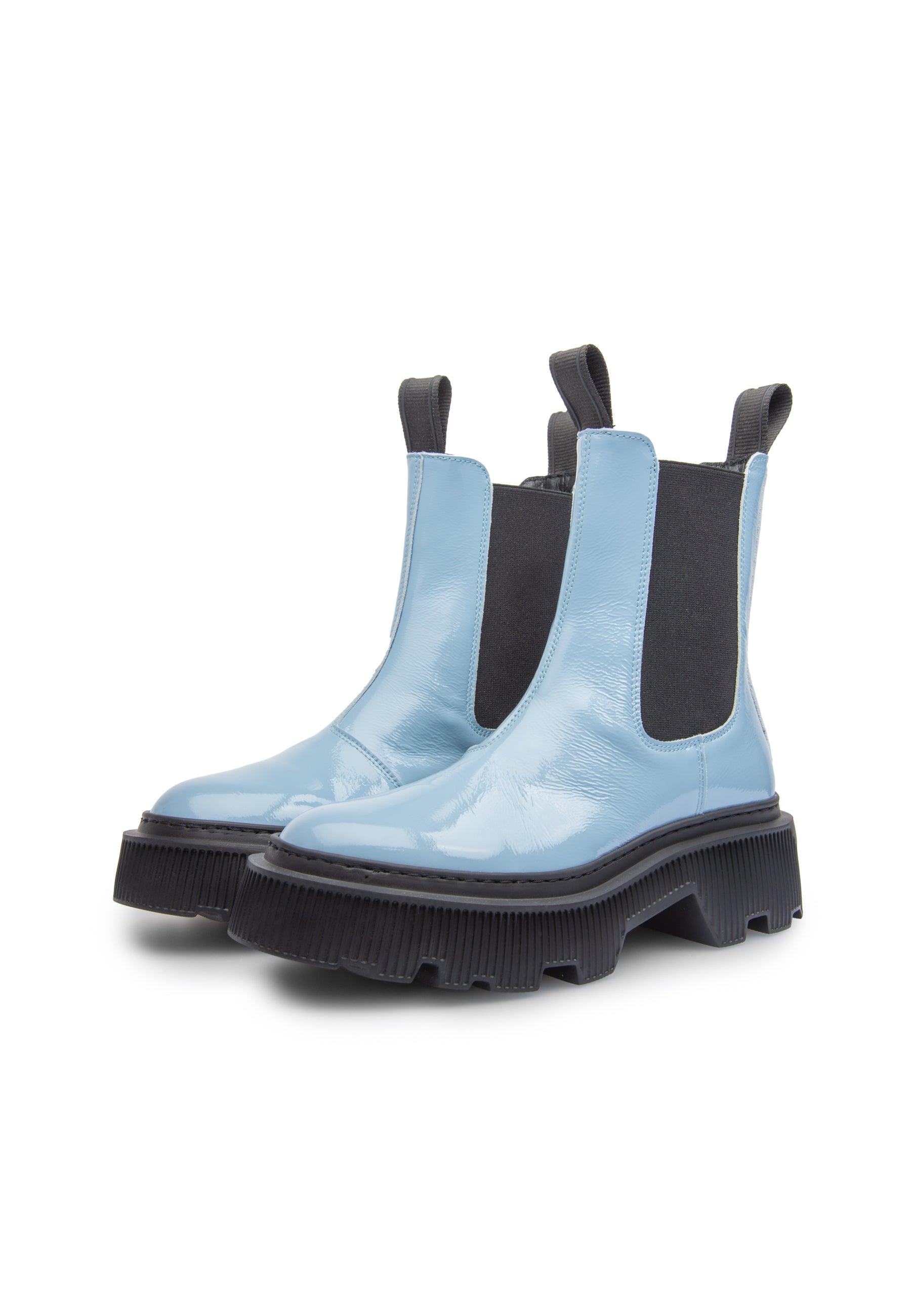 Light blue chelsea boots mens online