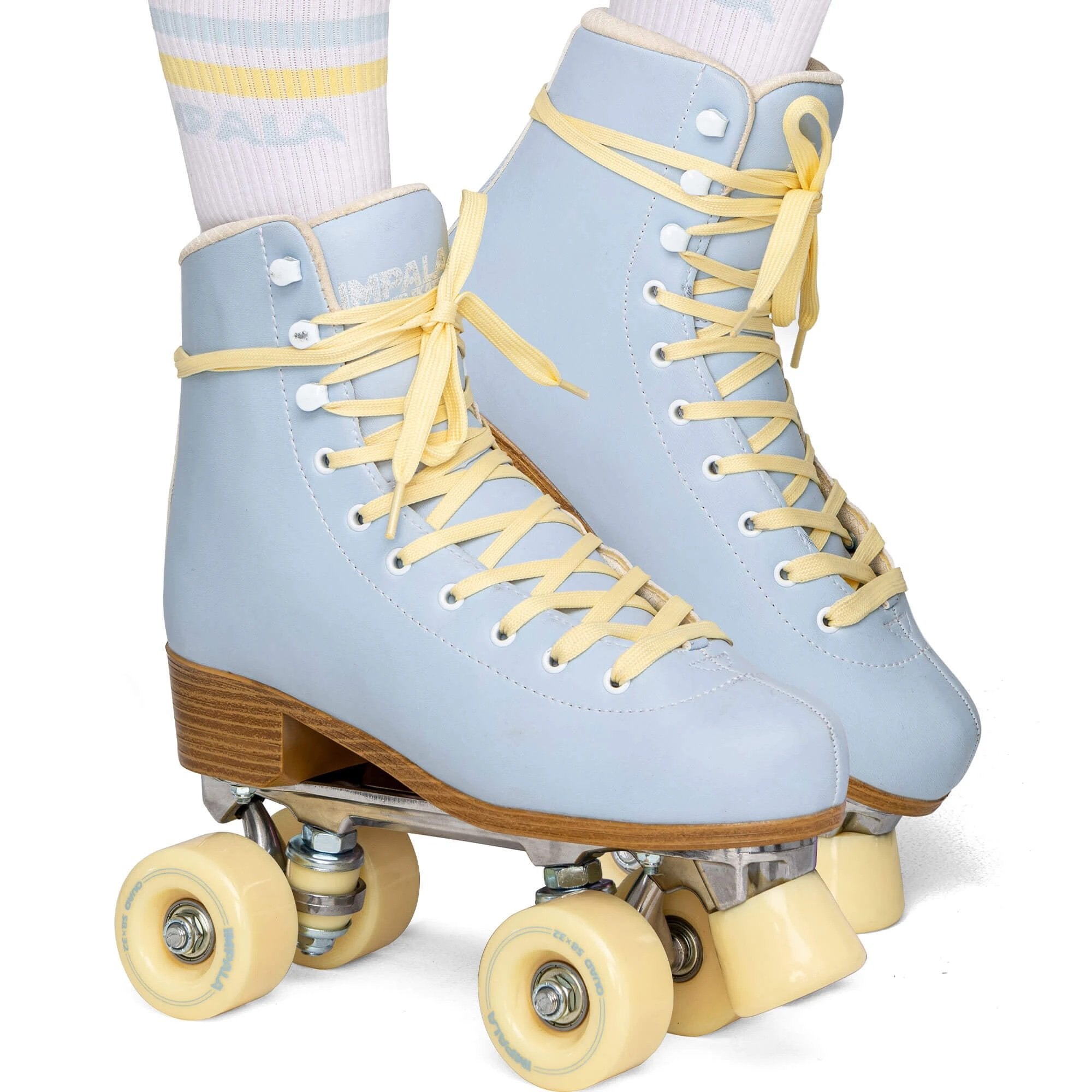 Sky Blue Roller Skates - 7