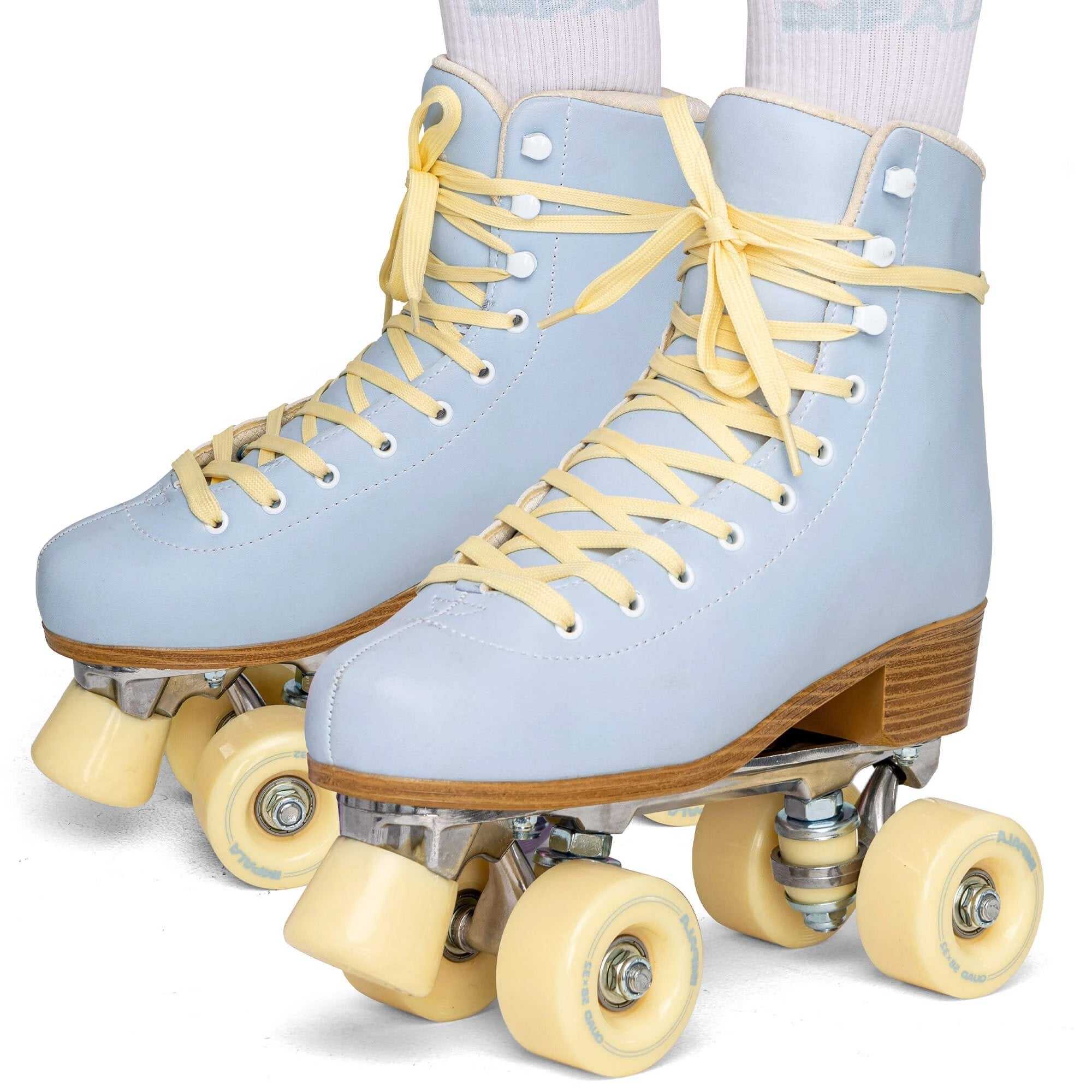 Sky Blue Roller Skates - 11