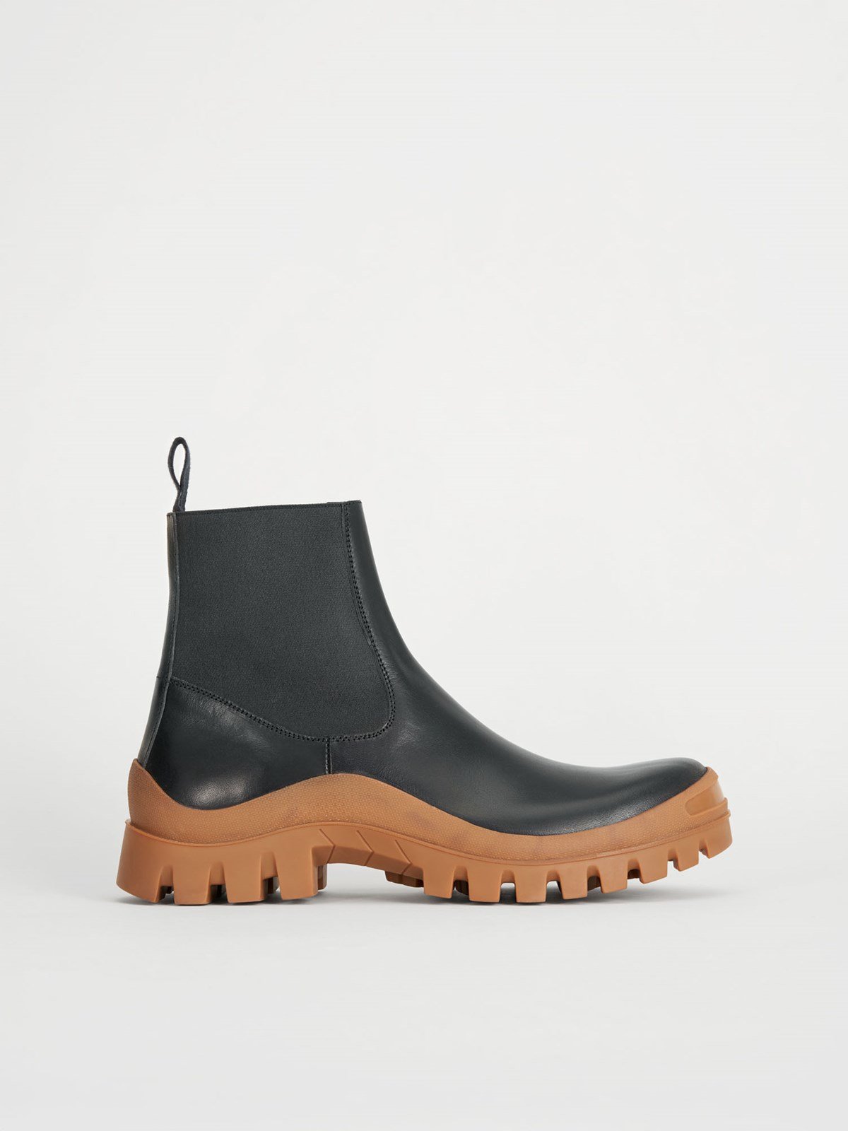 Catania Black Terra Chunky Ankle Boots