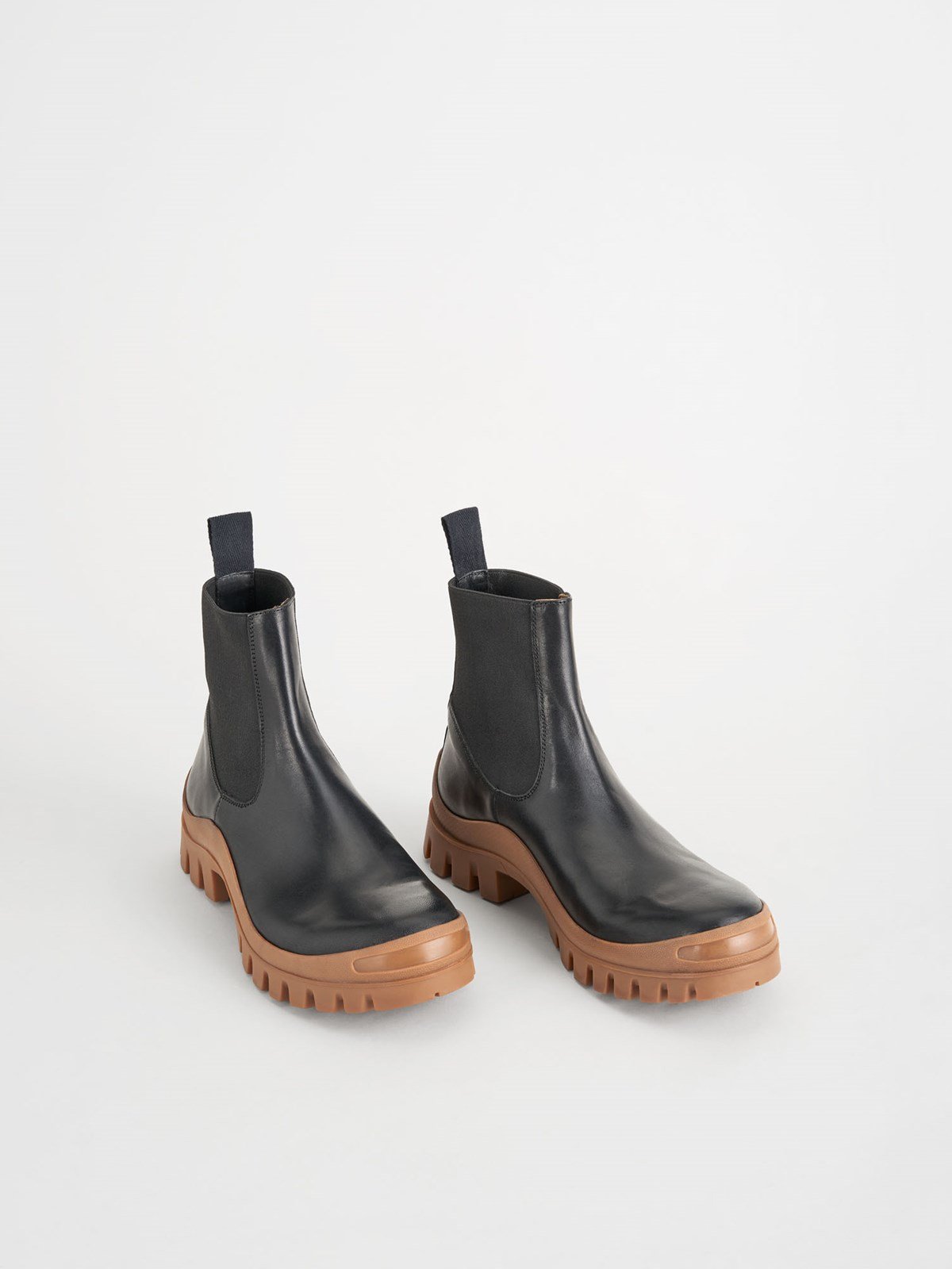 Atp Atelier Catania Black Terra Chunky Ankle Boots